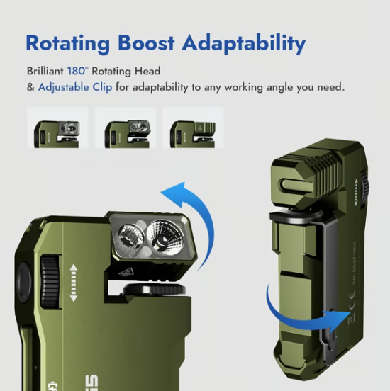 ✨Φως G5 EDC 400 lumens - Οποτεδήποτε, οπουδήποτε Ισχυρός φωτισμός ☀️